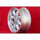 Mercedes Minilite 6x14 ET30 5x112 silver/diamond cut Consul, Granada, P5, P6, P7, Mercedes 108 109 113 114 cerchio wheel jante f