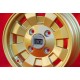 Lancia Cromodora 6x14 ET22.5 4x130 gold Fulvia, 2000 cerchi wheels jantes felgen llantas