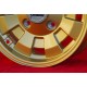 Lancia Cromodora 6x14 ET22.5 4x130 gold Fulvia, 2000 cerchi wheels jantes felgen llantas