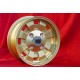 Lancia Cromodora 6x14 ET22.5 4x130 gold Fulvia, 2000 cerchi wheels jantes felgen llantas