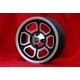Alfa Romeo Momo Vega 6x14 ET23 4x98 matt black/diamond cut Alfetta, Alfetta GT   GTV, Alfasud, Giulietta cerchio wheel jante fel