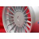 BMW Alpina 8x17 ET25 5x120 silver/black center 5 E12, E28, E34, 6 E24, 7 E23, E32  cerchio wheel jante felge llanta
