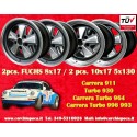 4 jantes Fuchs 8x17 + 10x17 5x130 Porsche 911  911 SC Carrera -1989 turbo -1987