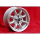 Fiat Minilite 6x13 ET13 7x13 ET5 4x98 silver/diamond cut 124 Berlina Coupe Spider 125 127 131 132 X1 cerchi wheels jantes felgen