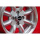Fiat Minilite 6x13 ET13 7x13 ET5 4x98 silver/diamond cut 124 Berlina Coupe Spider 125 127 131 132 X1 cerchi wheels jantes felgen
