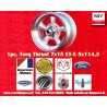 1 wheel Torq Thrust 7x15 5x114.3 Ford Mustang  Mustang Falcon Fairlane Torino Thunderbird Galaxie LTD silver/diamond cut