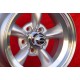 CADILLAC,CHEVROLET Torq Thrust  7x15 ET-5 8x15 ET0 5x120.65 silver/diamond cut Camaro Nova Chevelle cerchi wheels jantes felgen 