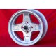 Campagnolo 7x13 ET10 4x98 silver 124 Spider Coupe X1/9 cerchi wheels jantes felgen llantas