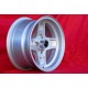 Campagnolo 7x13 ET10 4x98 silver 124 Spider Coupe X1/9 cerchi wheels jantes felgen llantas