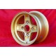 Lancia Campagnolo 7x13 ET10 4x130 gold Fulvia cerchio wheel jante felge llanta