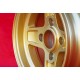 Lancia Campagnolo 7x13 ET10 4x130 gold Fulvia cerchio wheel jante felge llanta