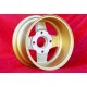 Lancia Campagnolo 7x13 ET10 4x130 gold Fulvia cerchio wheel jante felge llanta