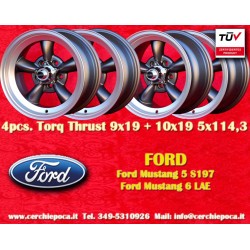 Ford Torq Thrust  9x19 ET35 10x19 ET42 5x114,3 anthrazit/glanzgedreht Mustang S197 (2005-14), LAE (2105-)cerchi wheels jantes fe