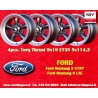 4 wheels Torq Thrust 9x19 5x114.3 Ford Mustang  Mustang S197 (2005-14) LAE (2015-)  anthracite/diamond cut