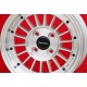 Fiat WCHE 5,5x13 ET7 4x98 silver/diamond cut Alfasud, Giulietta, 33, Arna, Autobianchi A112, Fiat 124 cerchi wheels jantes felge