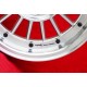 Fiat WCHE 5,5x13 ET7 4x98 silver/diamond cut Alfasud, Giulietta, 33, Arna, Autobianchi A112, Fiat 124 cerchi wheels jantes felge