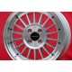 Alfa Romeo WCHE 7x15 ET29 4x108 silver/diamond cut 105 Berlina, Giulia, Coupe, Spider, GTC cerchio wheel jante felge llanta