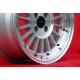 Alfa Romeo WCHE 7x15 ET29 4x108 silver/diamond cut 105 Berlina, Giulia, Coupe, Spider, GTC cerchi wheels jantes felgen llantas