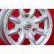 Renault Minilite 5.5x13 ET25 3x130 silver/diamond cut R4, R5, R6 cerchi wheels jantes felgen llantas