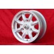 Renault Minilite 5.5x13 ET25 3x130 silver/diamond cut R4, R5, R6 cerchio wheel jante felge llanta
