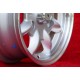 Renault Minilite 5.5x13 ET25 3x130 silver/diamond cut R4, R5, R6 cerchio wheel jante felge llanta