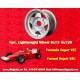 Volkswagen Super Vee 6x13 ET0 4x130 silver Super Vee Formula cerchio wheel jante felge llanta