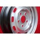 Porsche 4.5x15 ET42 5x130 silver 356 C SC, 911 -1969, 912 cerchio wheel jante felge llanta