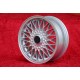 BMW BBS 7x16 ET25 4x100 silver 3 E21, E30 cerchio wheel jante felge llanta