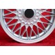 BMW BBS 7x16 ET25 4x100 silver 3 E21 E30 cerchi wheels jantes felgen llantas