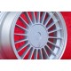BMW Alpina 7.5x17 ET25 5x120 silver 3 E30 cerchi wheels jantes felgen llantas
