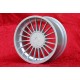 BMW Alpina 9x18 ET7 10.5x18 ET20 5x120 silver 5 E34, 6 E24, 7 E23 E32, 8 E31 cerchi wheels jantes felgen llantas