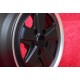 Porsche  Fuchs 7.5x17 ET52 9x17 ET47 5x130 matt black/diamond cut 944 1987-, 944S, 944S2, 968, 928, 964, 99 cerchi wheels jantes