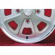 Volkswagen Baby Fuchs 5.5x15 ET35 4x130 silver/diamond cut Beetle 67-, Karmann Ghia 67-, Type 3, 411, 412 cerchi wheels jantes f