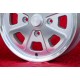 Volkswagen Baby Fuchs 5.5x15 ET35 4x130 silver/diamond cut Beetle 67-, Karmann Ghia 67-, Type 3, 411, 412 cerchi wheels jantes f