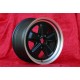 Porsche  Fuchs 7.5x17 ET52 9x17 ET47 5x130 matt black/diamond cut 944 1987-, 944S, 944S2, 968, 928, 964, 99 cerchi wheels jantes