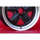 Porsche  Fuchs 9x17 ET47 5x130 matt black/diamond cut 944 1987-, 944S, 944S2, 968, 928, 964, 993, 996, Boxter  cerchio wheel jan