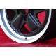 Porsche  Fuchs 9x17 ET47 5x130 matt black/diamond cut 944 1987-, 944S, 944S2, 968, 928, 964, 993, 996, Boxter  cerchio wheel jan