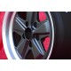 Porsche  Fuchs 9x17 ET47 5x130 matt black/diamond cut 944 1987-, 944S, 944S2, 968, 928, 964, 993, 996, Boxter  cerchio wheel jan