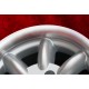 Fiat Minilite 6x13 ET13 7x13 ET-7 4x98 silver/diamond cut 124 Berlina, Coupe, Spider, 125, 127, 131, 132, X cerchi wheels felgen