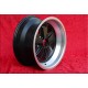 4 uds. llantas Porsche  Fuchs 8x16 ET10.6 9x16 ET15 5x130 matt black/diamond cut 911 SC, Carrera -1989, turbo -1987