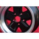 4 pcs. wheels Porsche  Fuchs 8x16 ET10.6 9x16 ET15 5x130 matt black/diamond cut 911 SC, Carrera -1989, turbo -1987