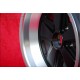4 pcs. jantes Porsche  Fuchs 8x16 ET10.6 9x16 ET15 5x130 matt black/diamond cut 911 SC, Carrera -1989, turbo -1987