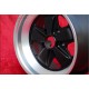 4 pcs. jantes Porsche  Fuchs 8x16 ET10.6 9x16 ET15 5x130 matt black/diamond cut 911 SC, Carrera -1989, turbo -1987
