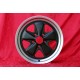 4 pcs. jantes Porsche  Fuchs 7x17 ET23.3 10x17 ET-27 5x130 matt black/diamond cut 911 -1989, 914 6, 944 -1986, turbo -19