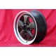 4 Stk Felgen Porsche  Fuchs 7x17 ET23.3 10x17 ET-27 5x130 matt black/diamond cut 911 -1989, 914 6, 944 -1986, turbo -198
