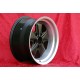 4 pcs. wheels Porsche  Fuchs 9x17 ET15 10x17 ET-27 5x130 matt black/diamond cut 911 SC, Carrera -1989, turbo -1987 arrie