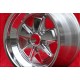 4 pcs. jantes Porsche  Fuchs 8x16 ET10.6 9x16 ET15 5x130 fully polished 911 SC, Carrera -1989, turbo -1987
