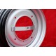 4 Stk Felgen Fiat  3.5x12 ET28 4x190 silver Fiat 500