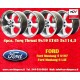 4 wheels Torq Thrust 9x19 5x114.3 Ford Mustang  Mustang S197 (2005-14) LAE (2015-) silver/diamond cut