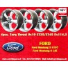 4 jantes Torq Thrust 9x19 + 9x19 5x114.3 Ford Mustang  Mustang S197 (2005-14) LAE (2015-)